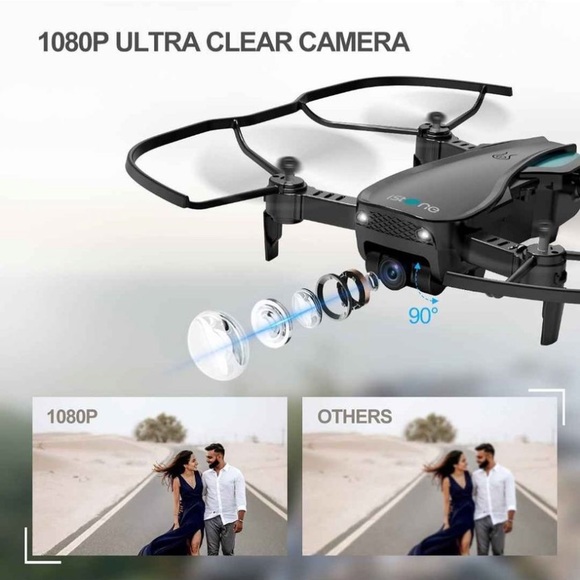 HR Q1 Drone w/1080p Camera, Foldable Drones, Quadcopter Helicopter for Beginner - Picture 5 of 5